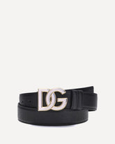 Cintura in pelle - NERO | Base Blu