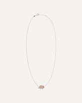 Collana Piggy  - ROSA | Base Blu