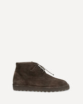 Sancrispa Alta suede ankle Boots - BROWN | Base Blu