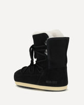 Suede and shearling Ankle Boots - BLACK | Base Blu