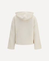 Hooded Sweatshirt - CREAM | Base Blu