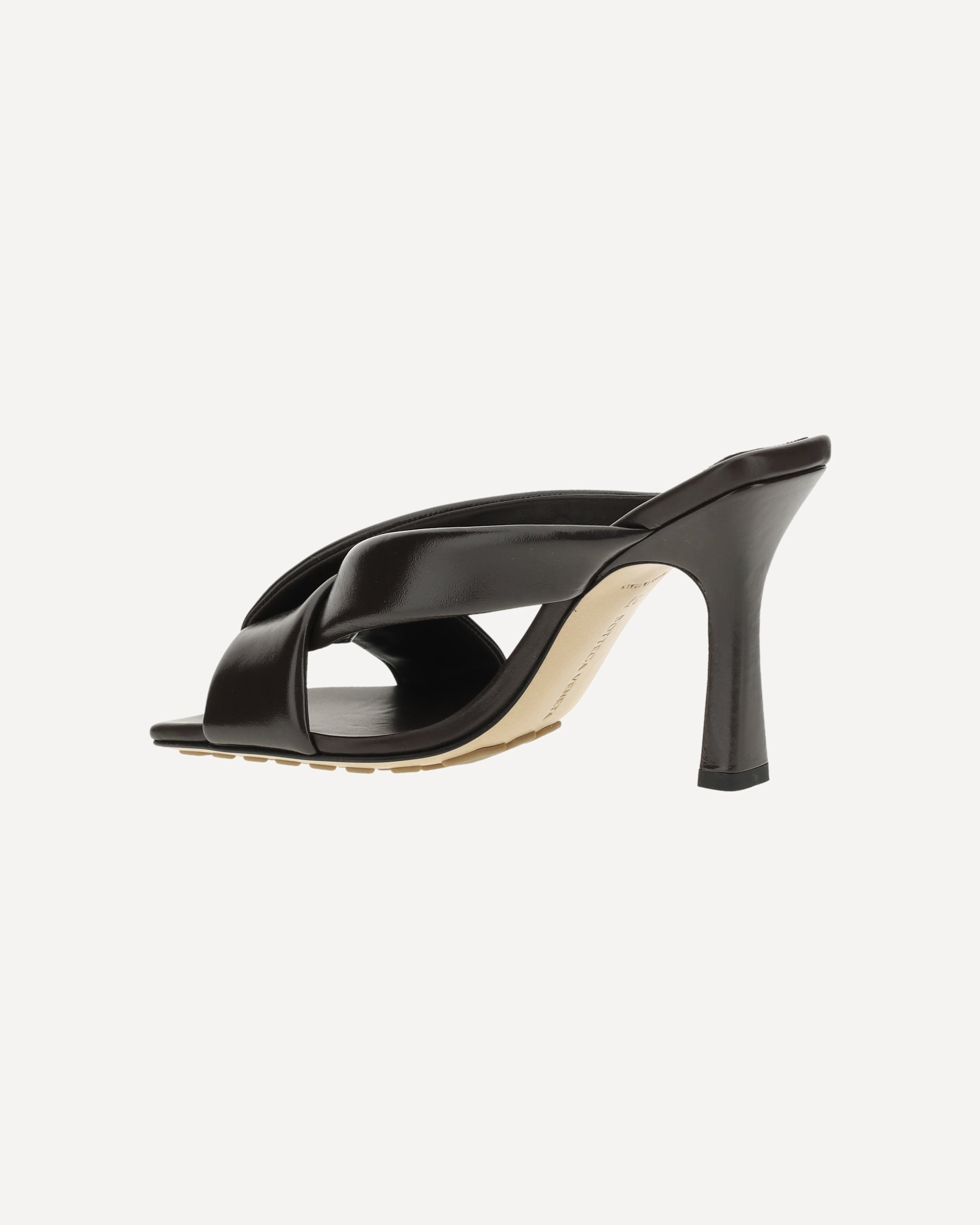 BOTTEGA VENETA Riva Mule Sandals BROWN | Base Blu