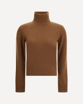 Ami De Coeur Turtleneck Sweater - BROWN | Base Blu