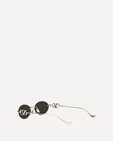 Geometric metal Sunglasses - BLACK | Base Blu
