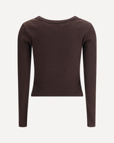Long sleeve Top - BROWN | Base Blu