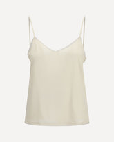 Filo diamante spaghetti strap Top - CREAM | Base Blu