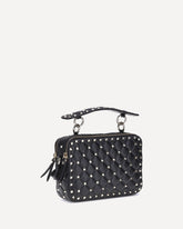 Rockstud Spike Shoulder Bag - BLACK | Base Blu