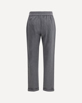 Pantaloni Track in felpa stretch con monile  - GRIGIO | Base Blu