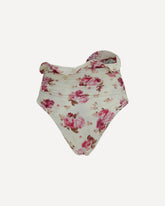 Shaping floral-print Bikini Bottom - CREAM | Base Blu