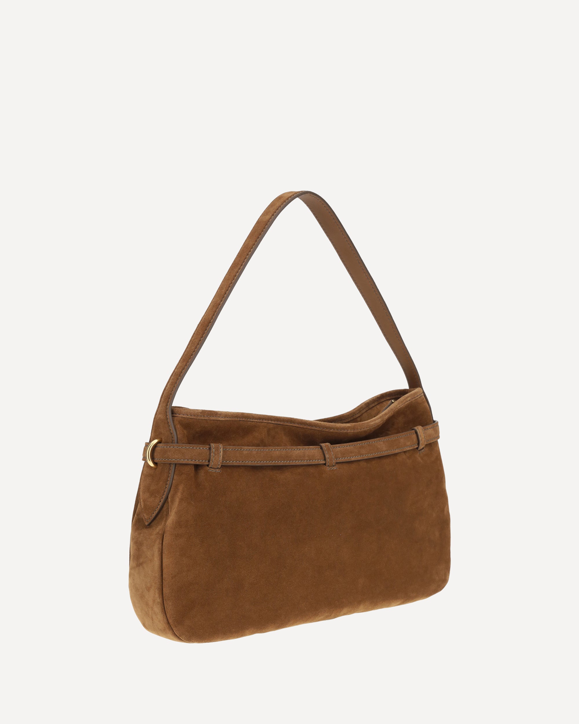 MIU MIU Aventure Suede Shoulder Bag BROWN | Base Blu