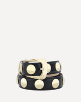 Benny leather Belt - BLACK | Base Blu