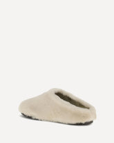 Fur Mules - CREAM | Base Blu