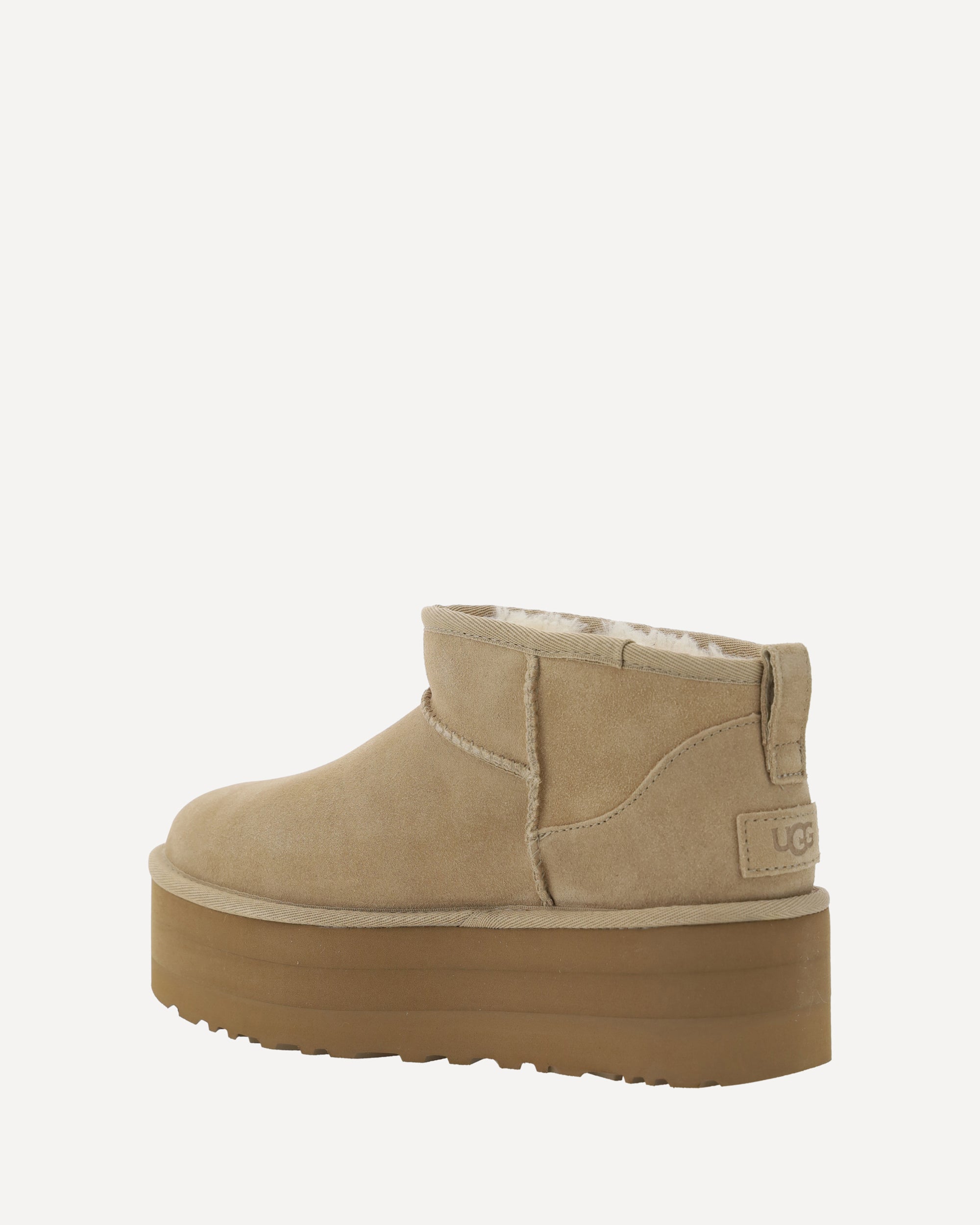 UGGW CLASSIC ULTRAMINI PLATFORMベージュ26 UGG Classic Ultra Mini Platform Boots BEIGE | Base Blu