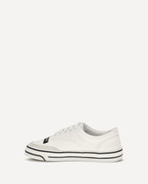 Sailing canvas Sneakers - WHITE | Base Blu