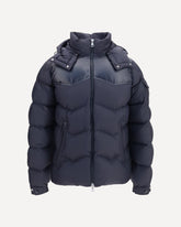 Giacca Ravelis corta imbottita con Cappuccio - BLU | Base Blu