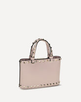 Borsa a Mano Rockstud shopping mini - ROSA | Base Blu