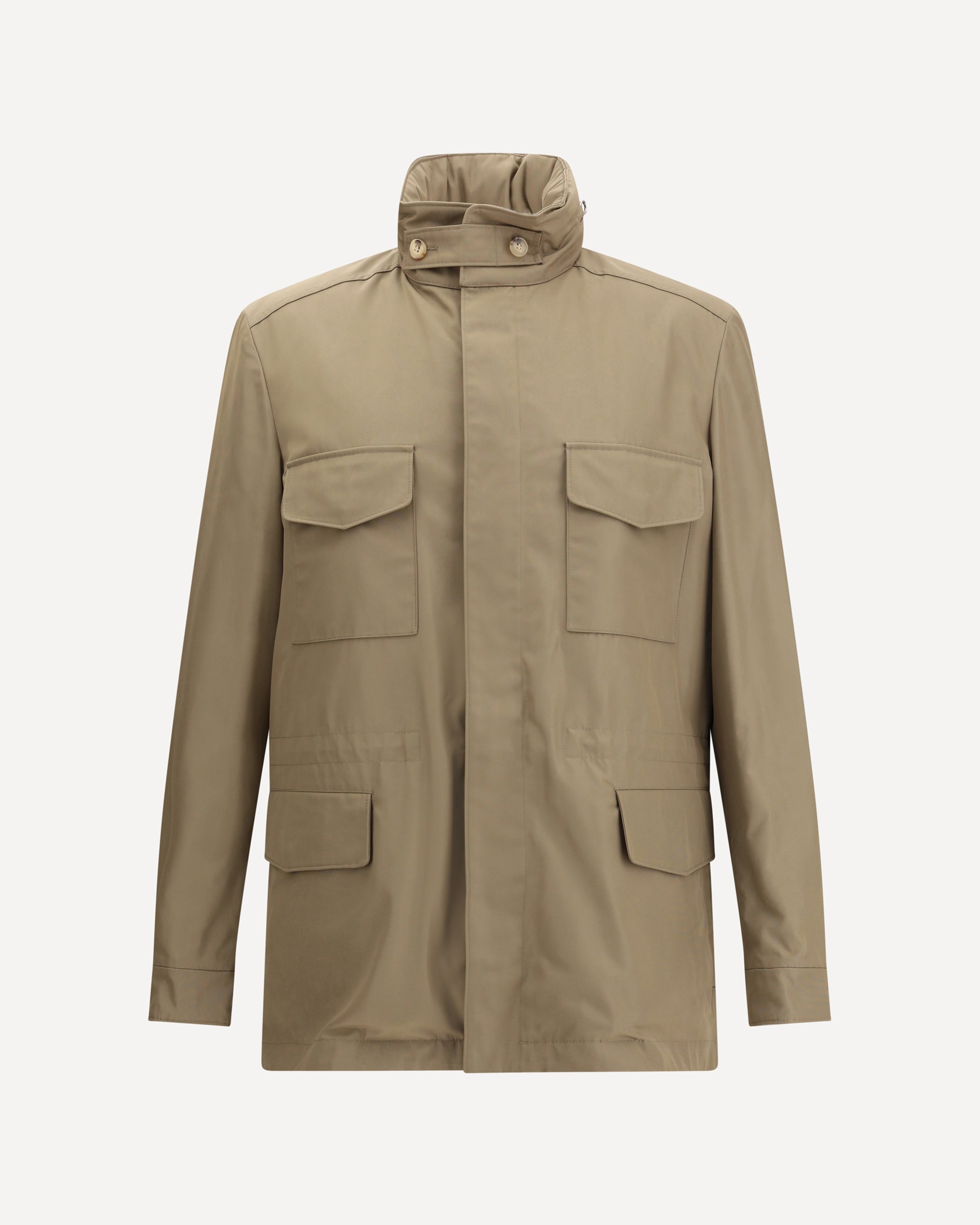 loro piana フィッシングジャケット ベージュ 4ポケット LORO PIANA Jacket with removable vest BEIGE | Base Blu