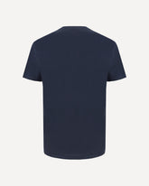 T-shirt in cotone con logo - BLU | Base Blu