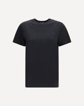 Embroidered jersey T-shirt - BLACK | Base Blu