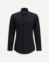 Cotton Shirt - BLACK | Base Blu