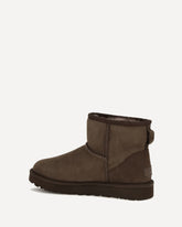 Classic Mini II sheepskin ankle Boots - BROWN | Base Blu