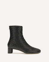 Cherry Intrecciato Ankle Boots - BLACK | Base Blu