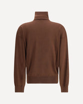 Pullover Dolcevita in Cashmere, Lana e Seta - MARRONE | Base Blu