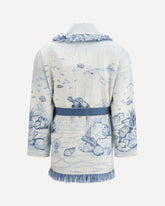 Deep In The Ocean Cardigan in wool blend - MULTICOLOUR | Base Blu