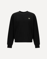Cotton Sweatshirt with the KENZO Wild Tiger embroidery - BLACK | Base Blu