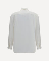 Camicia Geranio in crepe de chine - BIANCO | Base Blu