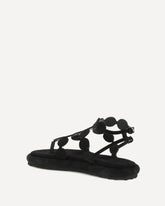 Sandali in pelle scamosciata - NERO | Base Blu