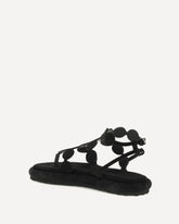 Sandali in pelle scamosciata - NERO | Base Blu