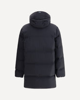 Hooded Down Jacket - BLACK | Base Blu