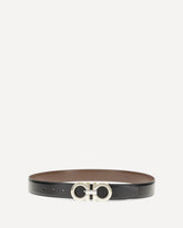 Reversible and adjustable Gancini Belt - MULTICOLOUR | Base Blu