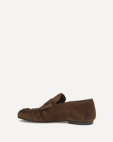 Mocassini Aven in suede - MARRONE | Base Blu