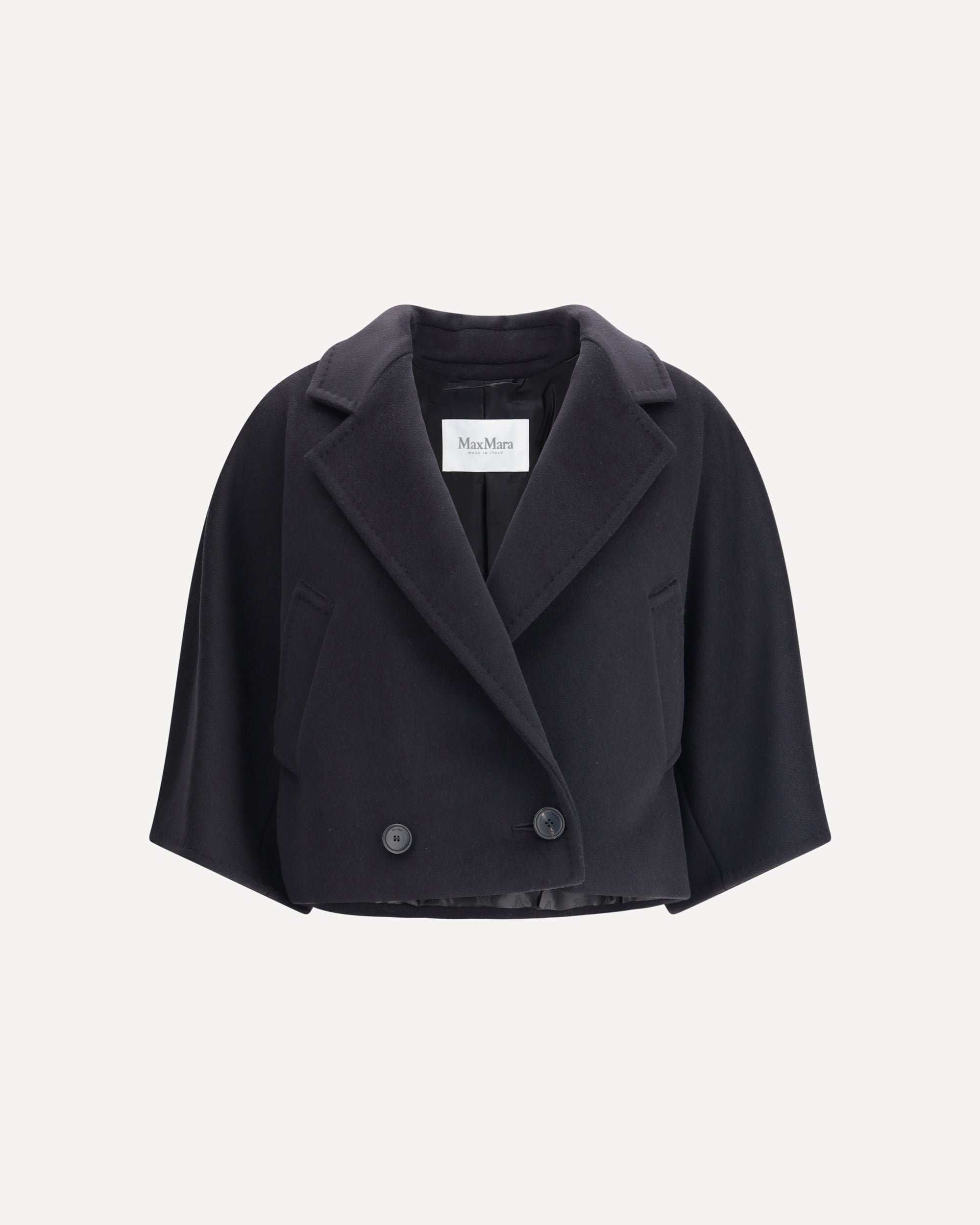 ジャケット・アウター MARNO Helena coat black Wool crew-neck coat, black | Max Mara