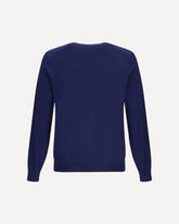 Virgin Wool Sweater - BLUE | Base Blu