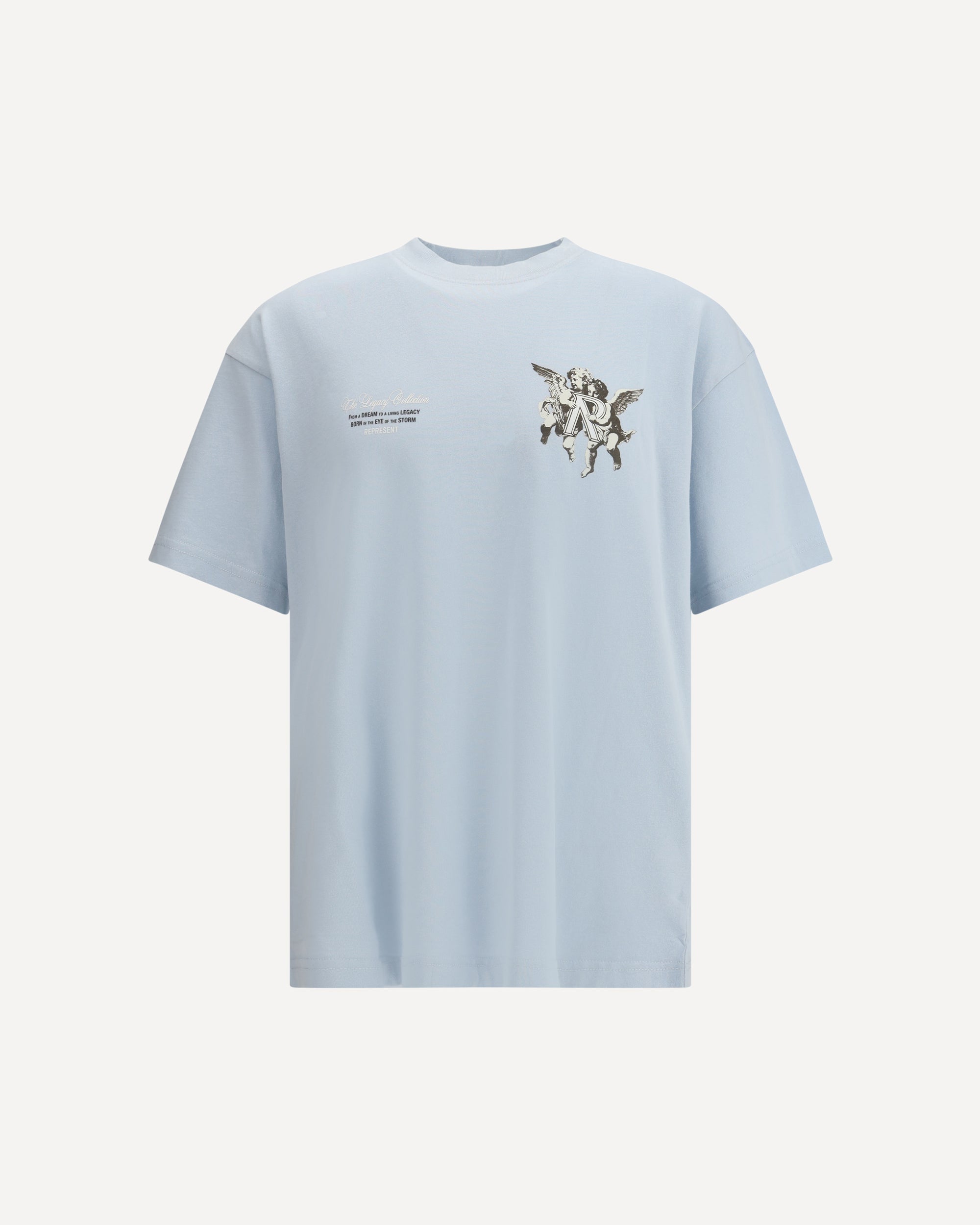 REPRESENT Legacy Cherubs T-shirt LIGHT BLUE | Base Blu