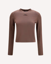 Long-sleeve T-shirt - BROWN | Base Blu