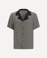 Camicia pigiama con stampa monogramma - MULTICOLORE | Base Blu