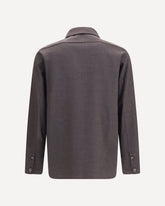 Wool Freud Shirt - BROWN | Base Blu
