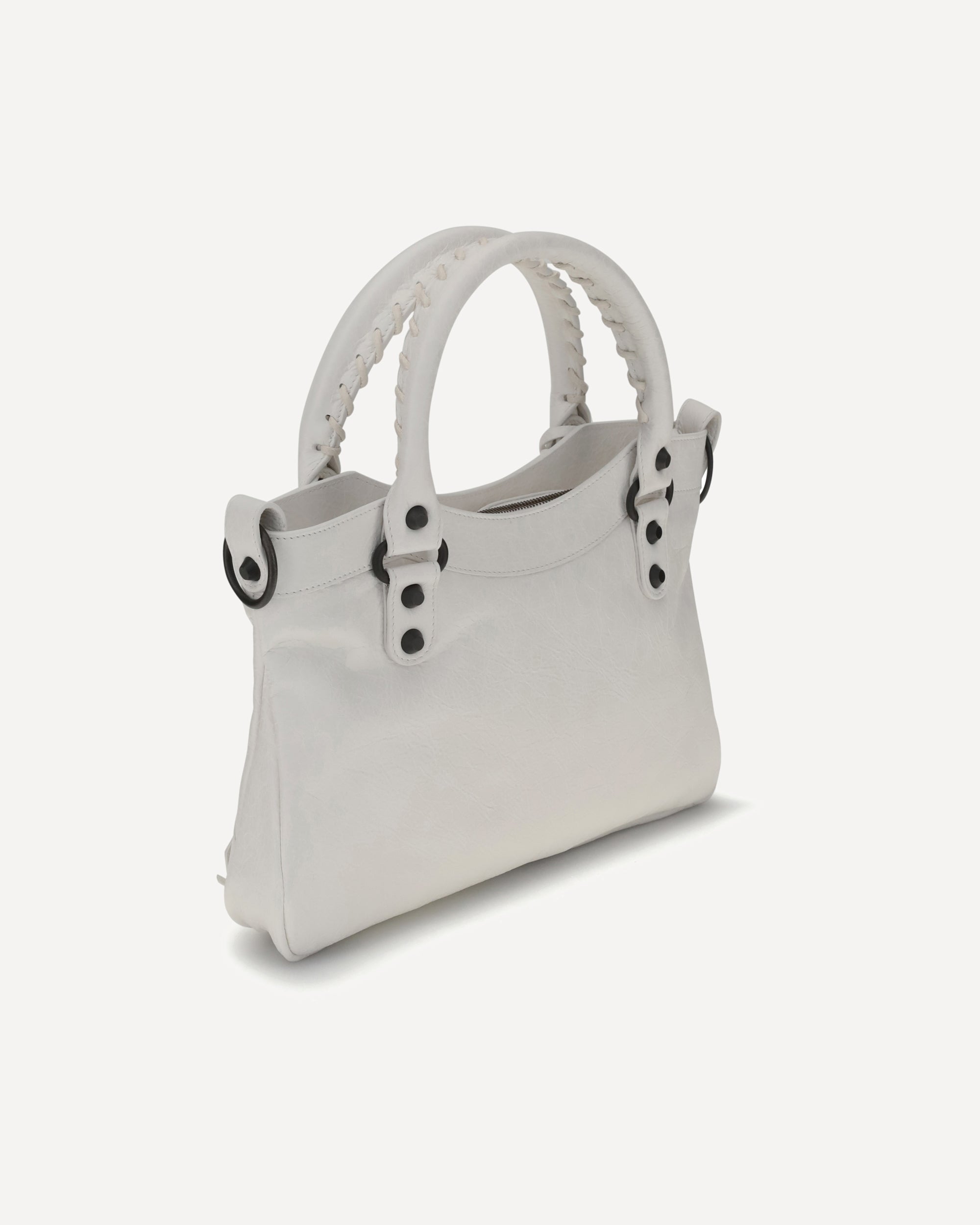 BALENCIAGA Le City First Handbag WHITE | Base Blu