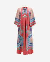 Silk twill Magnifico Dress - MULTICOLOUR | Base Blu