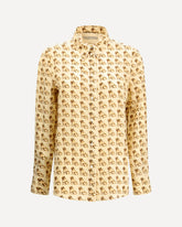 Silk crepe de chine Shirt - BEIGE | Base Blu