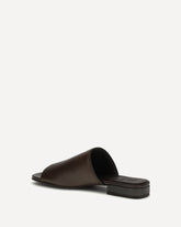 Riding calfskin Sandals with monili - BROWN | Base Blu