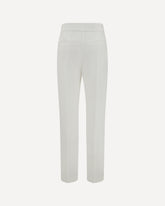 Le Pantalon Tibau linen Pants - WHITE | Base Blu