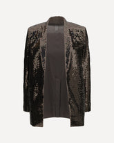 Concordian embroidered single-breasted Jacket - MULTICOLOUR | Base Blu