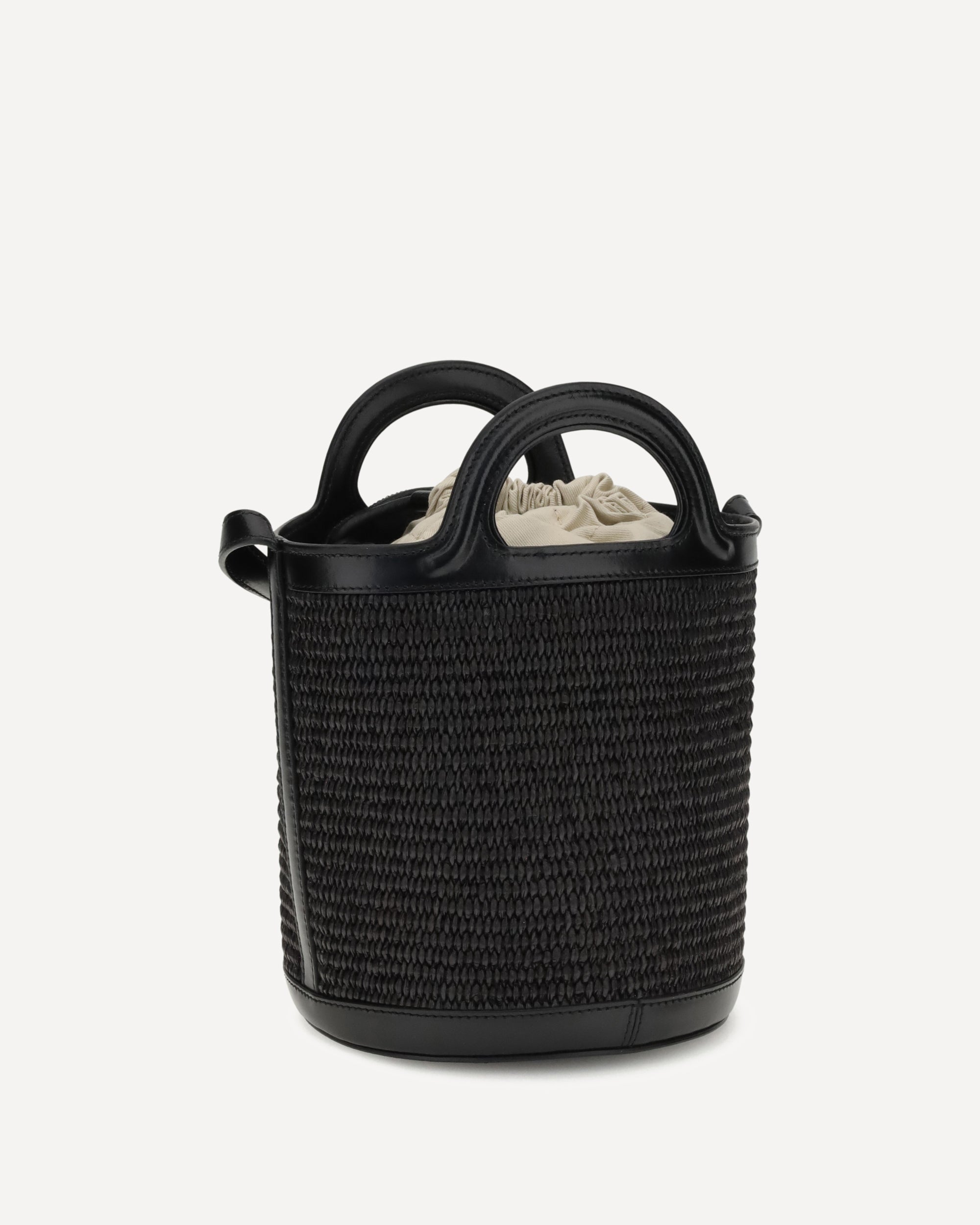 MARNI Tropicalia Bucket Bag BLACK | Base Blu