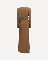 Vestito asimmetrico  - MARRONE | Base Blu