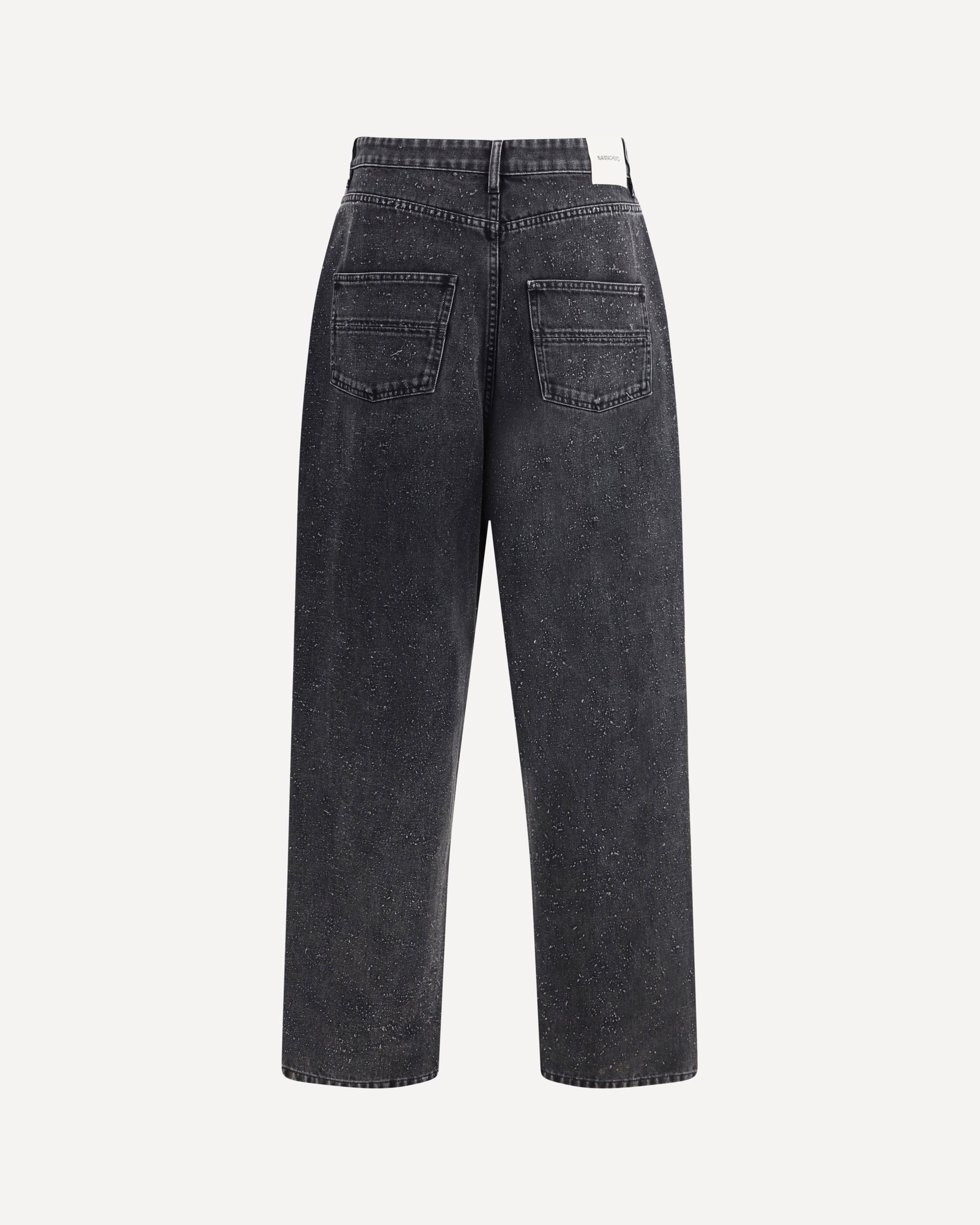NAMACHEKO Hand Pilled Jeans BLACK | Base Blu